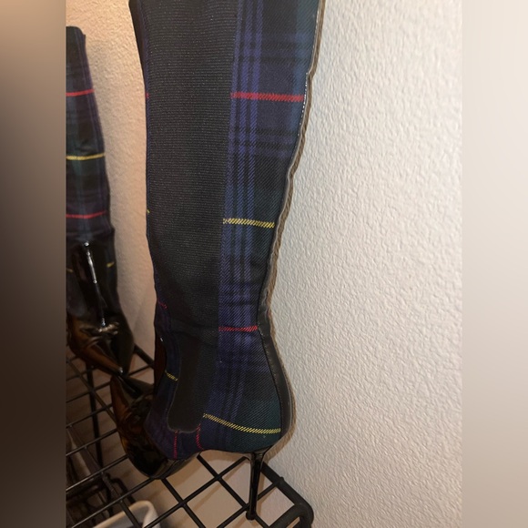 dolce & gabanna plaid boots with heels - Picture 7 of 10